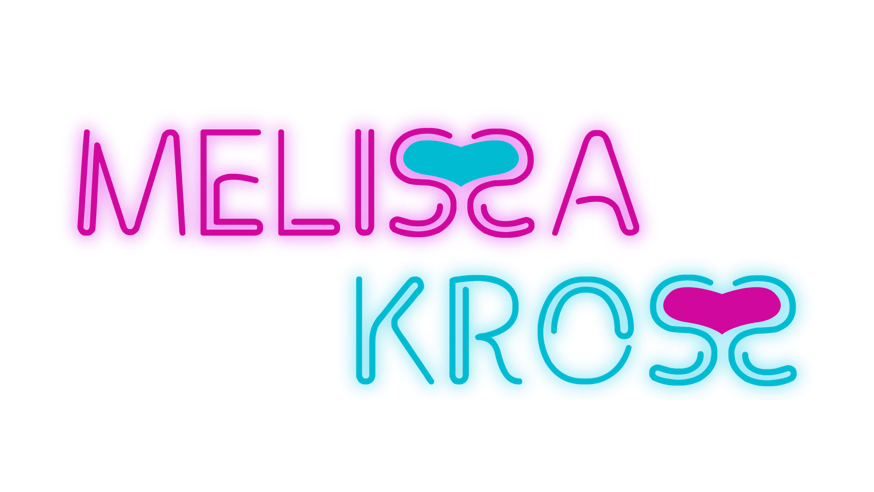 Melissa Kross File of logo in pink and blue